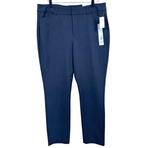 Old Navy Pixie High Rise Ankle Pant Size 14 Navy Stretch Career Office Business